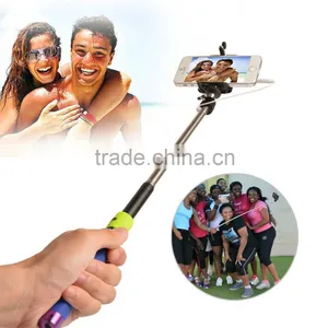 3.5mm Plug-and-play Wired Selfie Monopod W/ Adjustable Clip Clamp For IOS/Android Phones-No Need Battery Or Bluetooth Match thumbnail-1