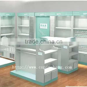 Retail Wooden Furniture Kiosk for Clothing Store Shopping Mall Sales thumbnail-1