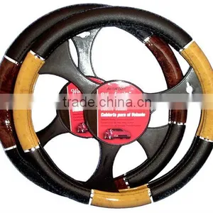 Wood Grip Car Steering Wheel Cover thumbnail-1