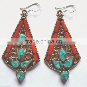Pair of Ear Ring White Metal thumbnail-1