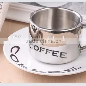 Promotional Custom Double Wall Stainless Steel Coffee Mug With Handle thumbnail-4