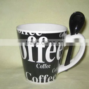 Ceramic Cup With Spoon thumbnail-2