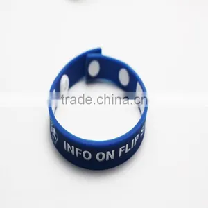 Silicone Beads Bracelets Fashion Wristbands thumbnail-6