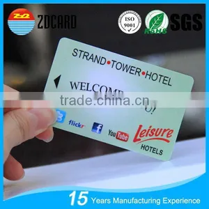 Hot Selling CR80 Printable Plastic Hotel VIP Card thumbnail-6