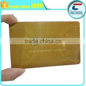 Perfect Printed Plastic VIP Business Card With Gold Hot Foil Stamping thumbnail-2