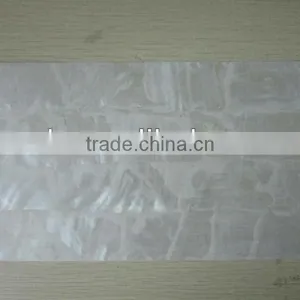 4 Wide Band White Freshwater Shell Veneer thumbnail-1