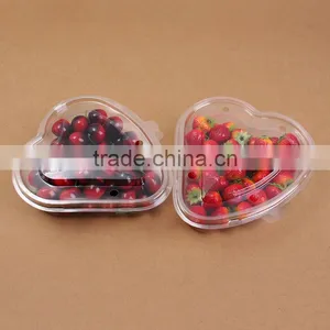 Heart Shaped PET Disposable Plastic Fruit Container/salad Boxes thumbnail-4