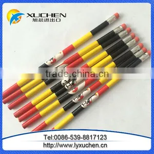 12 Pcs per Paper Belt Packing Red Painting Standard Pencil hb Wooden Pencil thumbnail-5