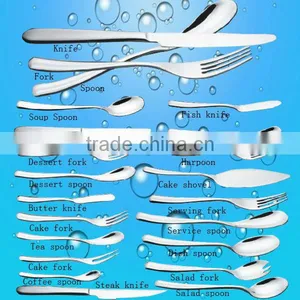 Stainless Steel Knives Fork Spoon,tableware ZQ-DX804 thumbnail-1