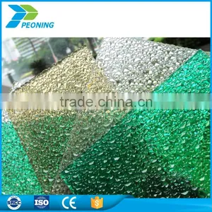 Colored Polycarbonate Raindrop Embossed Sheet for Bathroom thumbnail-2