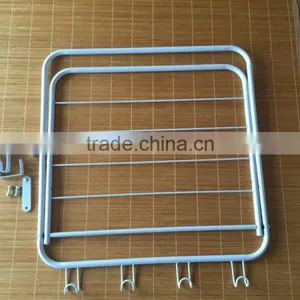 Vivinature 4 Hook Over the Door Rack Hanger for Hanging Clothes Coat Hat Belt Metal thumbnail-3