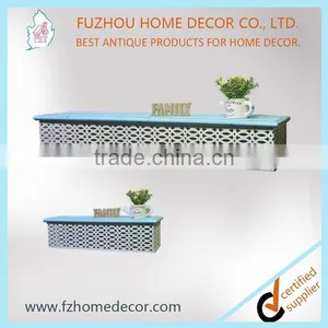 Wrought Iron Decorative Metal Wall Shelf Under Laser Cut thumbnail-2