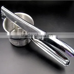 Cy281 Practical Manual Press Mashed 430 Stainless Steel Potato Masher Ricer Puree Vegetable Fruit Juicer thumbnail-1