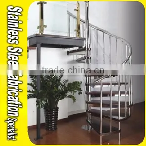 Aluminum Handrails Integral Outdoor Spiral Staircase Prices thumbnail-5