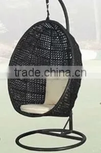 2017 Trade Assurance Hot Sale Outdoor pe Rattan Resin Wicker Swing Egg Chair Lounge Furniture thumbnail-1