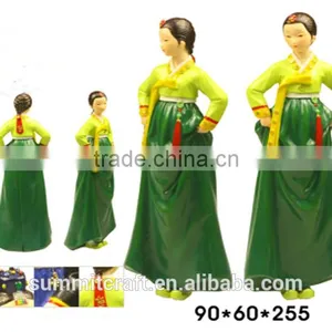 Custom South Korean Young Girl Resin Traditional Korean Gifts thumbnail-1