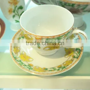 Porcelain Ceramic Tea Cup and Saucer Box thumbnail-1