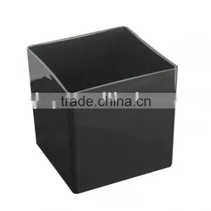 Black Plastic Pot Square thumbnail-1