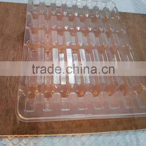Custom Vacuum Thermoforming Clear PET Plastic Tray Wholesale thumbnail-2