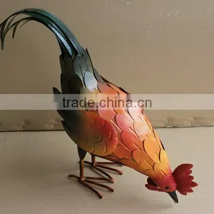 Metal Rooster Outdoor Garden Decor thumbnail-1