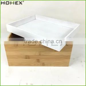 Bamboo Stackable Storage Box Storage Units Homex BSCI/Factory thumbnail-1