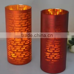 Bar Table Lighted Glass Cylinders for Candles thumbnail-1