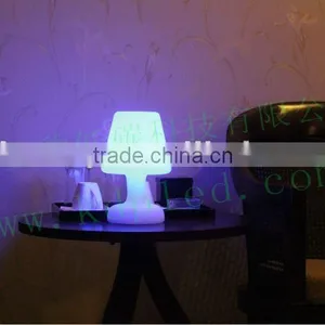 Plastic Mini Plastic Sheap Contemporary Electric Decoration Plastic Table Lamp thumbnail-1