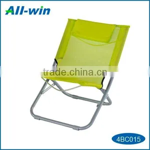 Modern Outdoor Portable Foldable Teslin Beach Chair Camping Chair With Headrest thumbnail-1