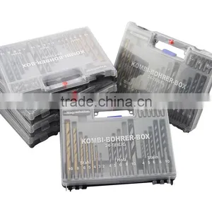 24pcs/set Drill Bits Set Impact Masonry + Wood Flat Drill + Twist Drill Bit for Metal Woodworking thumbnail-3