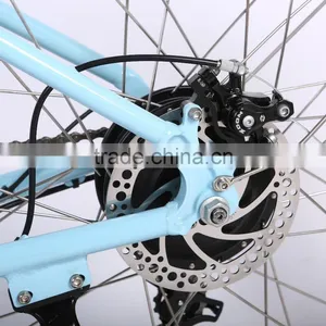 26 Inch Aluminum Alloy Frame Electric Beach Cruiser Bike With Full Suspension for Lady thumbnail-4