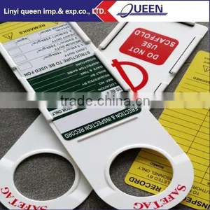High Quality Scaffolding Safety Tag for Inspection Record thumbnail-1