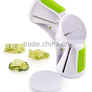 Tri-Blade Spiral Slicer - Spiralizer Cutter Veggie Pasta Maker Cuts Zucchini & Other Vegetables thumbnail-1