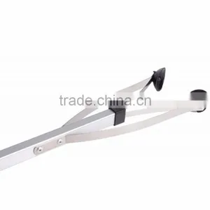 Folding Garbage Reacher Pick up Tool Hand Gripper With Soft Rubber Plunger thumbnail-3