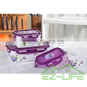 BPA Free Microwave Safe Plastic Food Storage Containers thumbnail-3