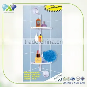 New Products Bathroom Corner Shampoo Shelf 4-tier Kitchen Plastic or Metal Storage Rack thumbnail-1
