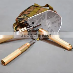 13 in 1 Multifunction Survival Shovel for Camping Chinese Military Spade thumbnail-1