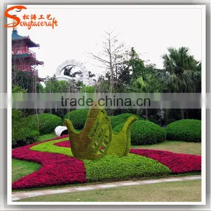 Man-made Artificial Grass Wall Outdoor Decorative Artificial Grass Walls New Design Customized Artificialgrass Wall thumbnail-5
