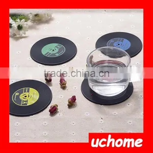 UCHOME Hot Sale CD Cup Coaster 6pcs/set With Box thumbnail-1