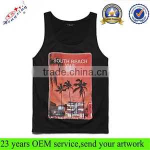 Custom Logo Printed Cotton Fashion Wholesale Kids Tank Top thumbnail-1