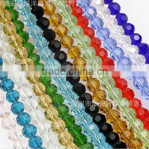 32 Faces Round Crystal Bead One Hole Bead for Bracelet thumbnail-1