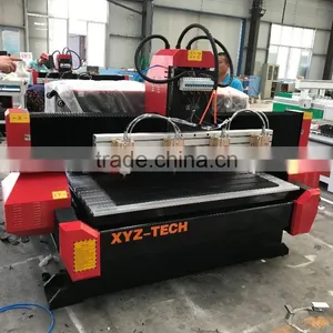 High Efficiency Cheap Double Table Rotary Axis Woodwork Cnc Router Cnc Machine Price in India thumbnail-6