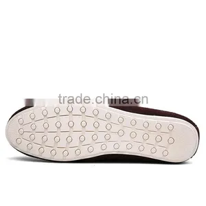 Male Casual Shoes Fashion New Model Style From China Factory, High Quality Men Casual Peas Shoes Sample With Leather thumbnail-6