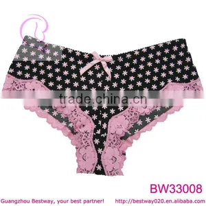Stylish Pink & Black Underwear for Young Gilrs Ladies Women thumbnail-1