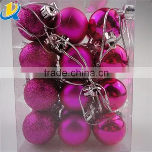 Christmas Decoration Colorful Custom Christmas Ornaments Plastic Ball thumbnail-4