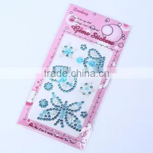 Custom Mixed Color Butterfl Rhinestone Jewelry Seal Rhinestone Acrylic Decoration Stickers thumbnail-2