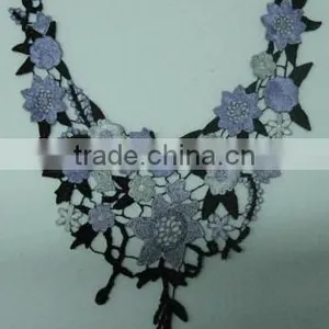 Machine Made Crochet Cotton Ladies Neck Lace Design thumbnail-1