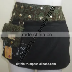 Cotton Reversable Wrap Skirt thumbnail-2