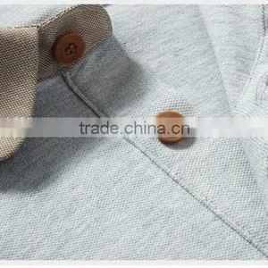 Good Quality Outdoor Two Color Sublimation Custom Man Polo T-Shirt 100% Cotton thumbnail-6