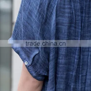 Casual Blouse for Young Lady Fat Lady Dress Latest Summer Shirt Loose Style Blouse for Young Ladies thumbnail-6