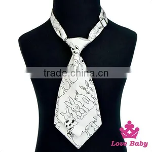 Hot Sale Neckcloth Multicolor Elastic Tie Baby& Kids Bow Ties Cheap Boy Necktie thumbnail-2